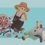 Crafter Lala and Her Cat